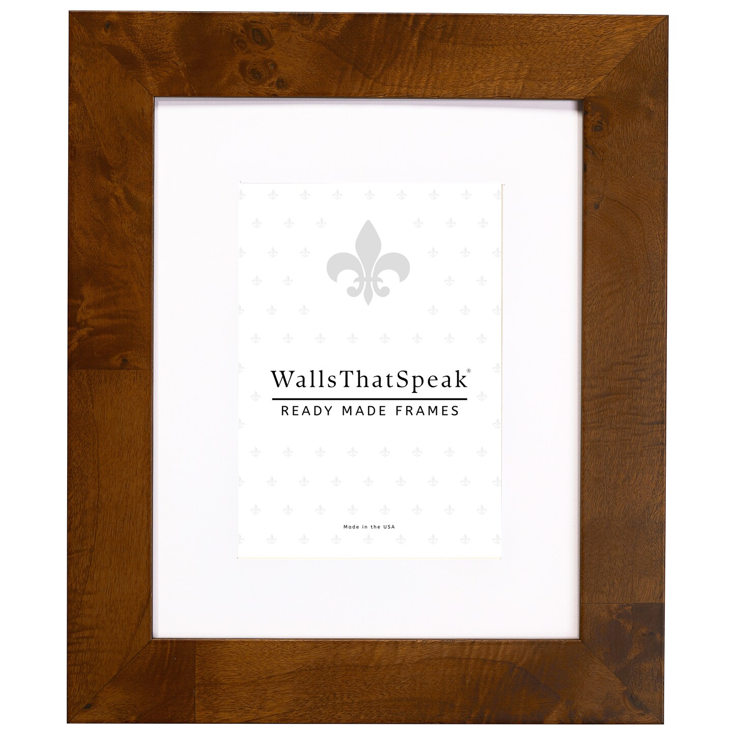 11x17 Matted Picture Frame, Innovations 1.5 Inch Wood Moulding, Wall Display Frame for Art, Posters, or Photos by wallsthatspeak