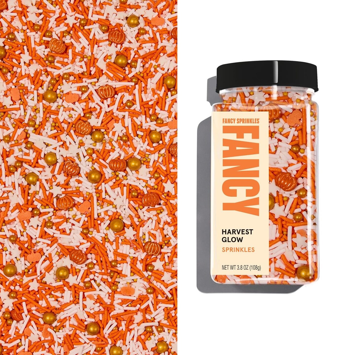 Limited Edition Fall and Halloween Harvest Glow Crunchy Sprinkles (Harvest Glow)