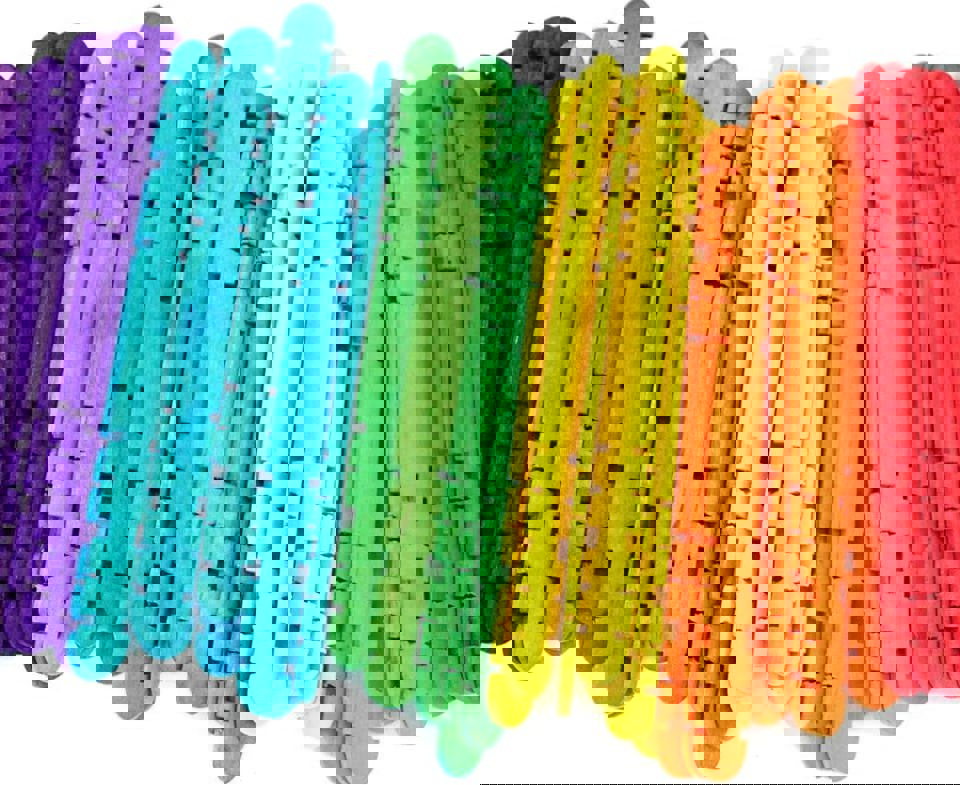 Colored Skill Sticks 600/Pk – 4.5" Craft Sticks for STEM, Building & Classroom Projects
