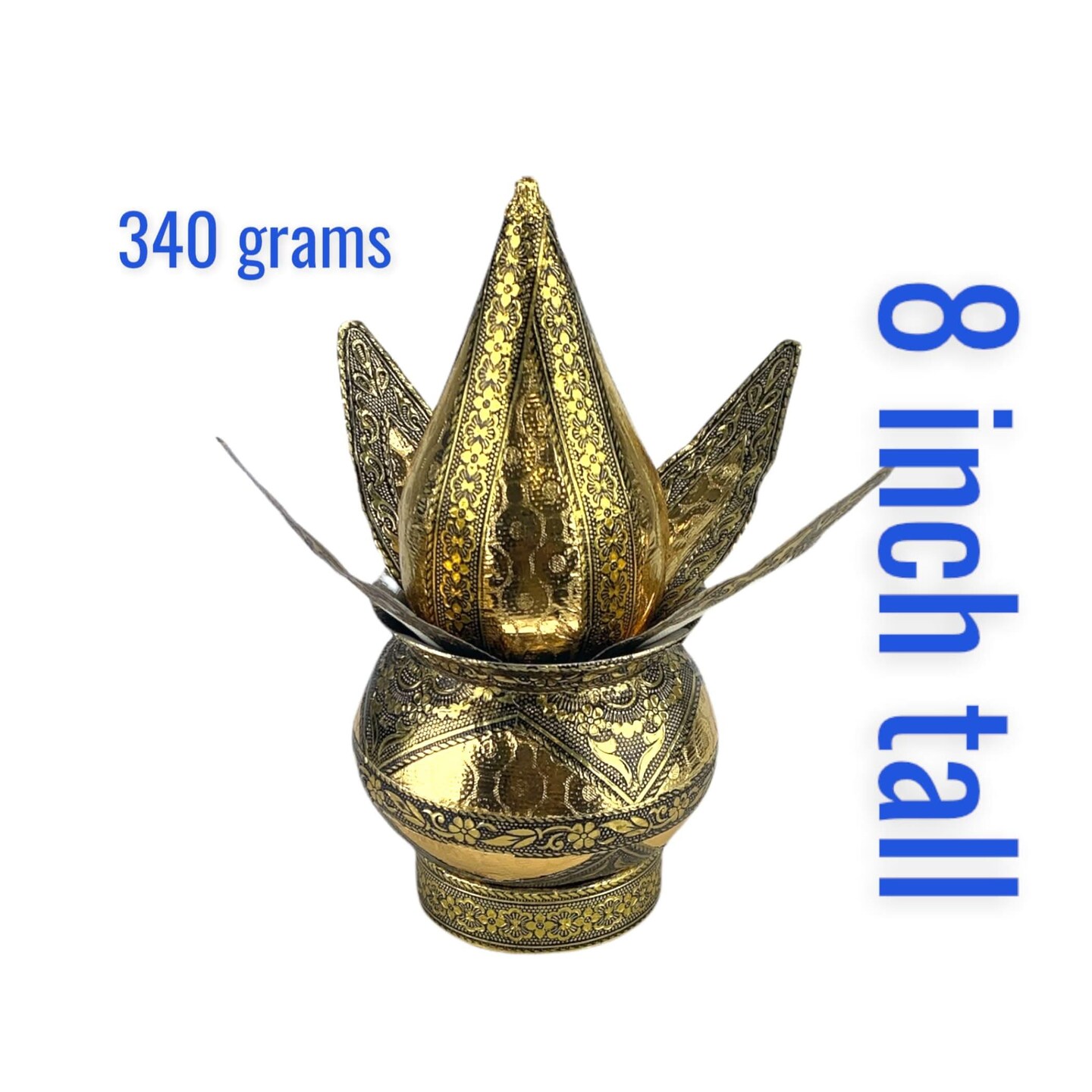 Artificial Mangal Kalash, Nariyal, Mangal Nariyal Kalash Set, Wedding Decor, Puja Kalash, Temple Kalash, Decorative Lota, Pooja Decor