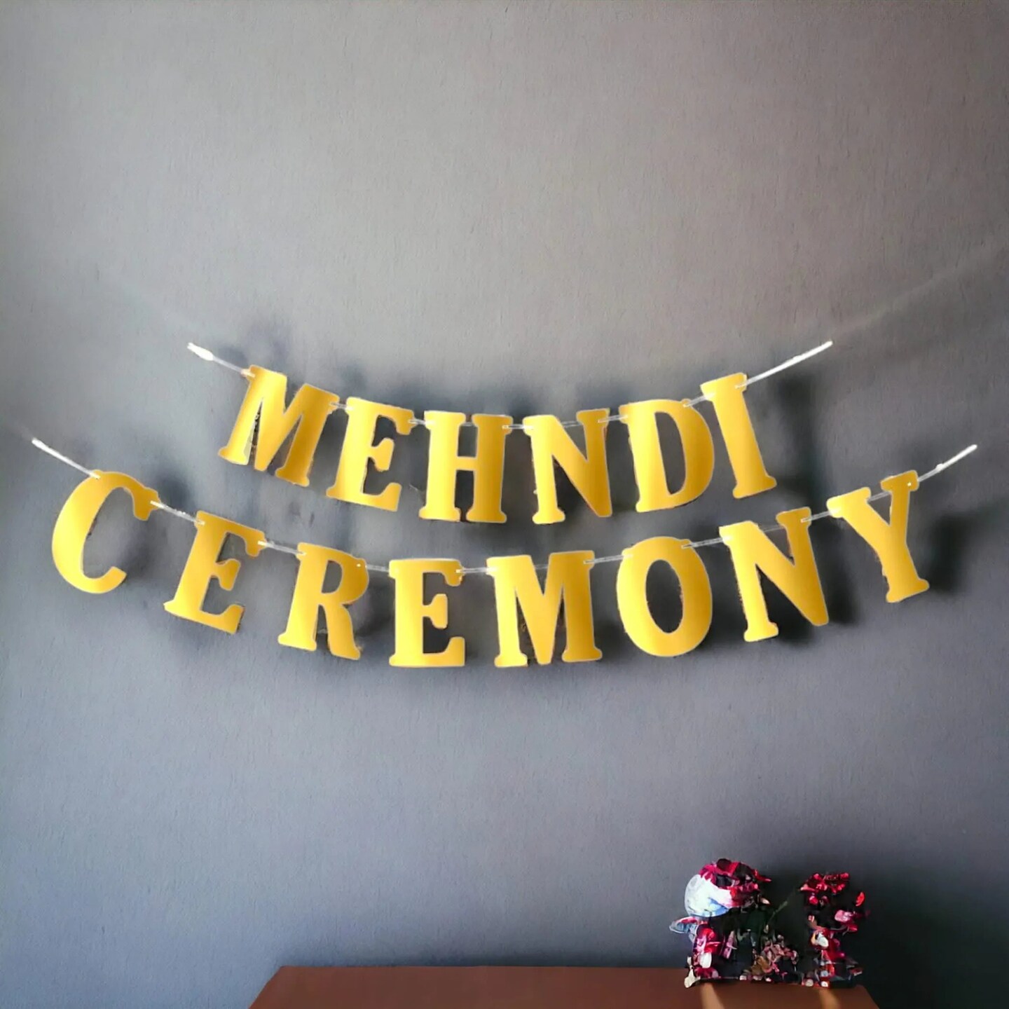 Mehndi Ceremony Banner Bunting Diy Indian Wedding Banner Sign Mehendi Backdrop Decoration Party Decorations Letter Banner Kit -mehendi Signs