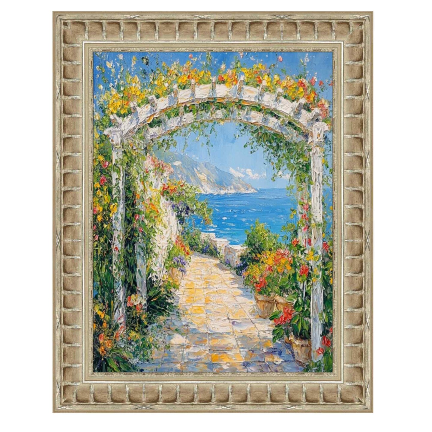 Gladiator Silver Ribbed Picture Frame 22x28 frame