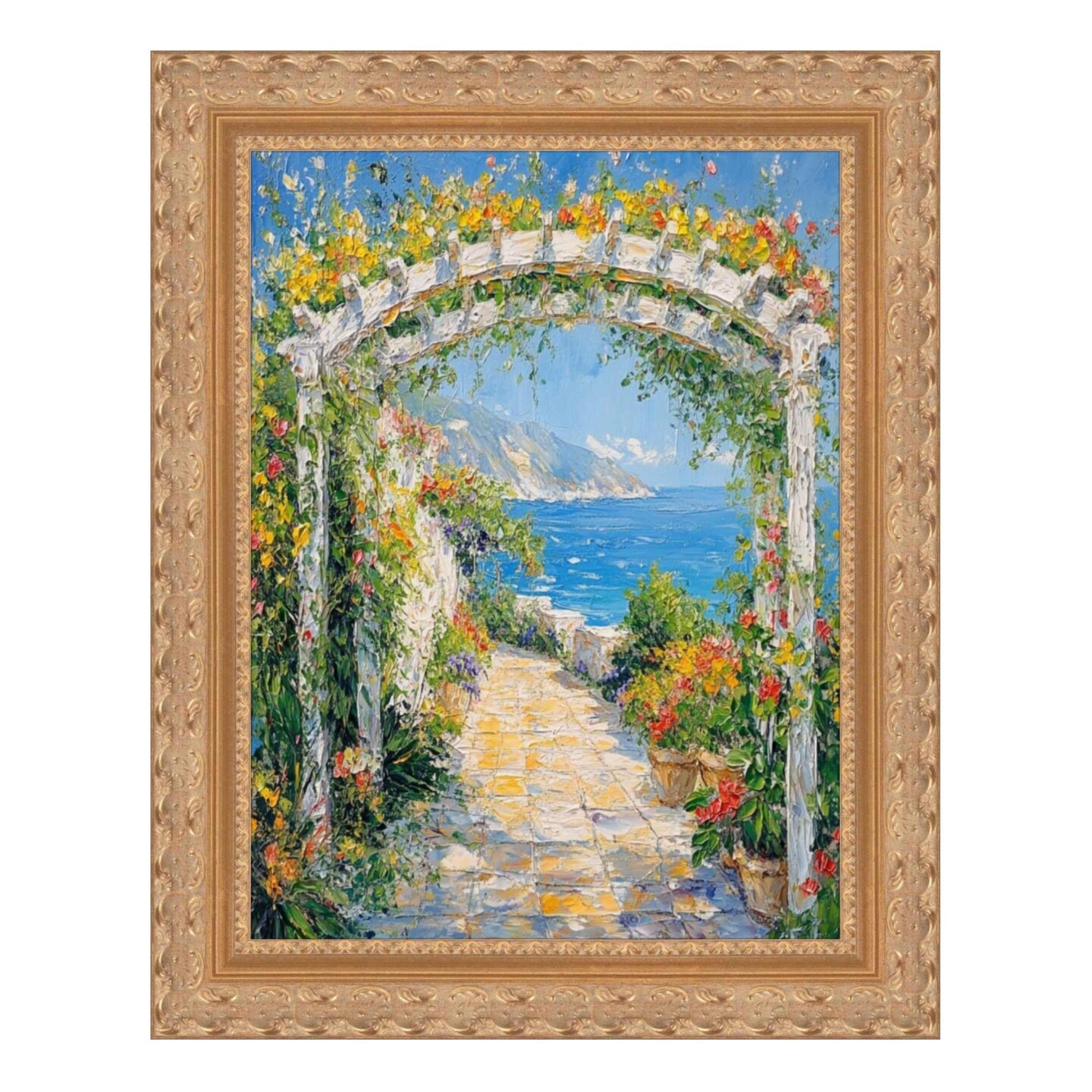 Gold Baroque Ornate Picture Frame 30x30 frame