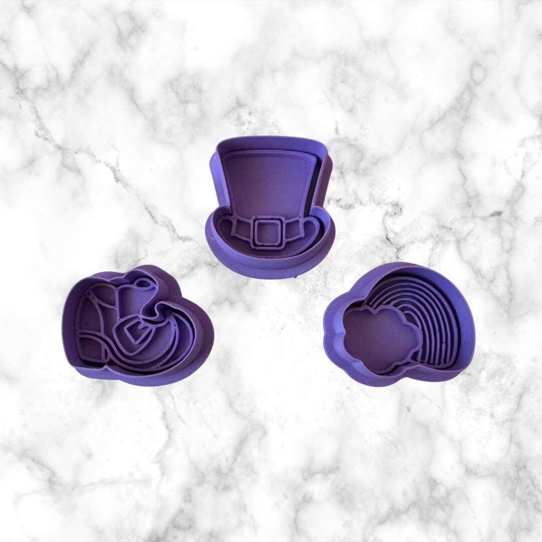 St Patricks Day  Fondant or Cookie Cutters Mini