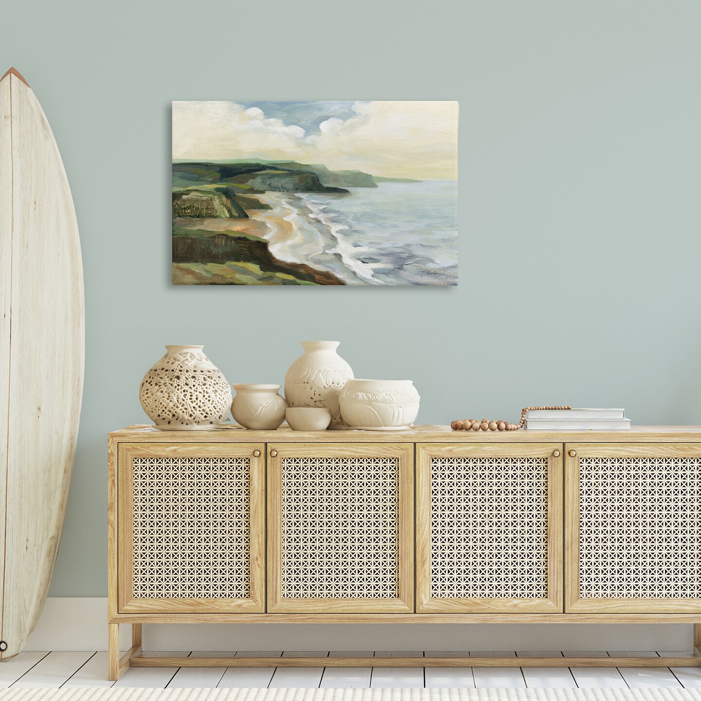 Stupell Industries Irish Coast Cliffs Canvas Design By Silvia Vassileva