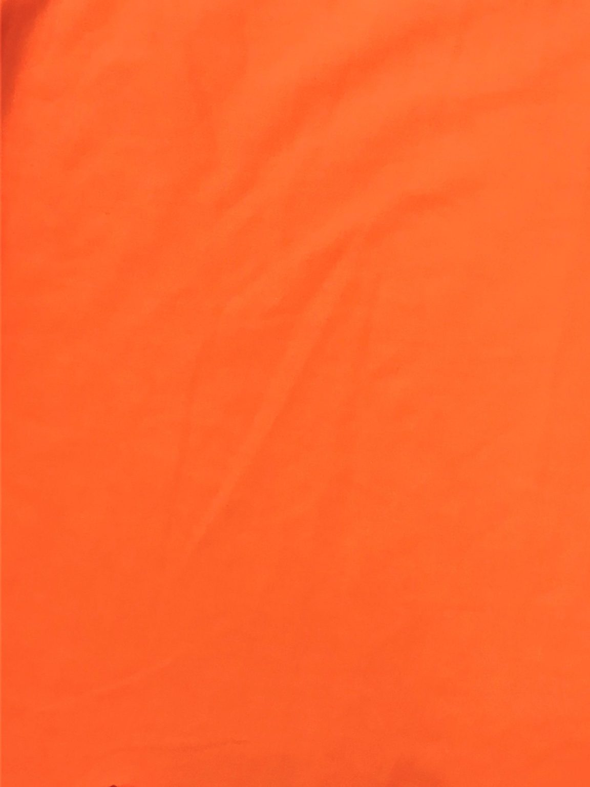 1 Yard Orange Poly Cotton Fabric Bright, Lightweight, and Breathable 59/60&#x2033; Wide