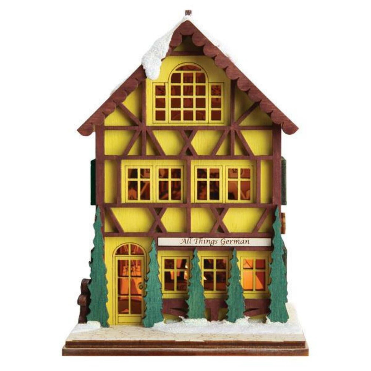 Ginger Cottages 5.25 In All Things German Tree Ornament , Secret Gingerman