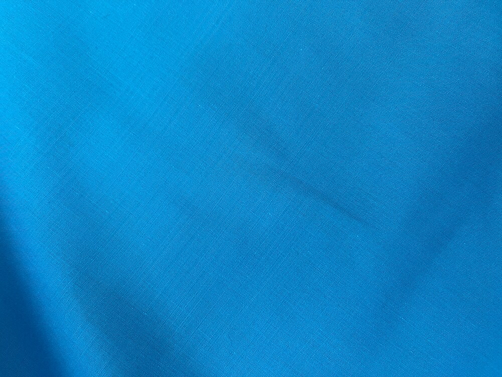 1 Yard Turquoise Soft Poly Cotton Fabric, 58/59&#x22; Wide Lightweight Material for Sewing