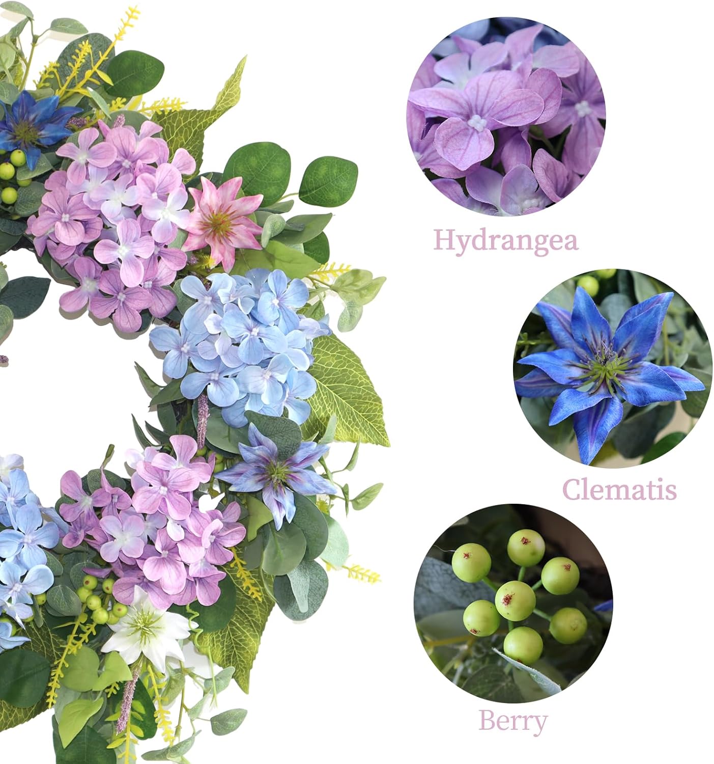 Spring Summer Wreaths for Front Door
