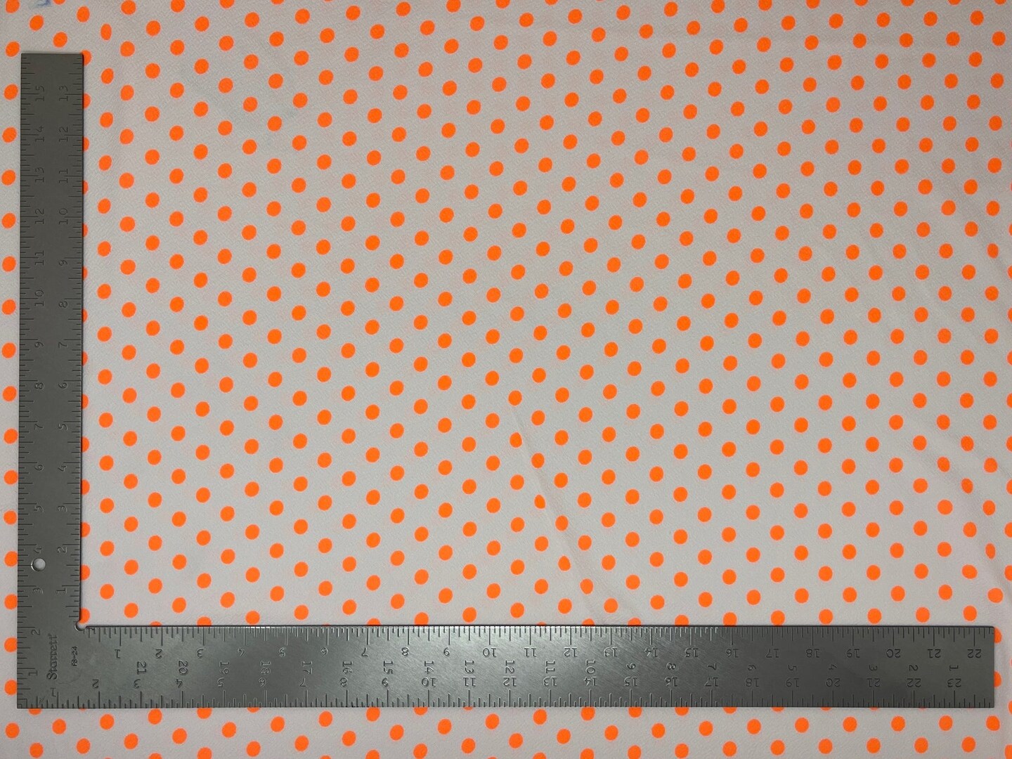 1 Yard Liverpool Knit Neon Polka Dot Fabric Medium Weight Stretch Fabric for Bold Apparel Designs, Width: 58"-60"