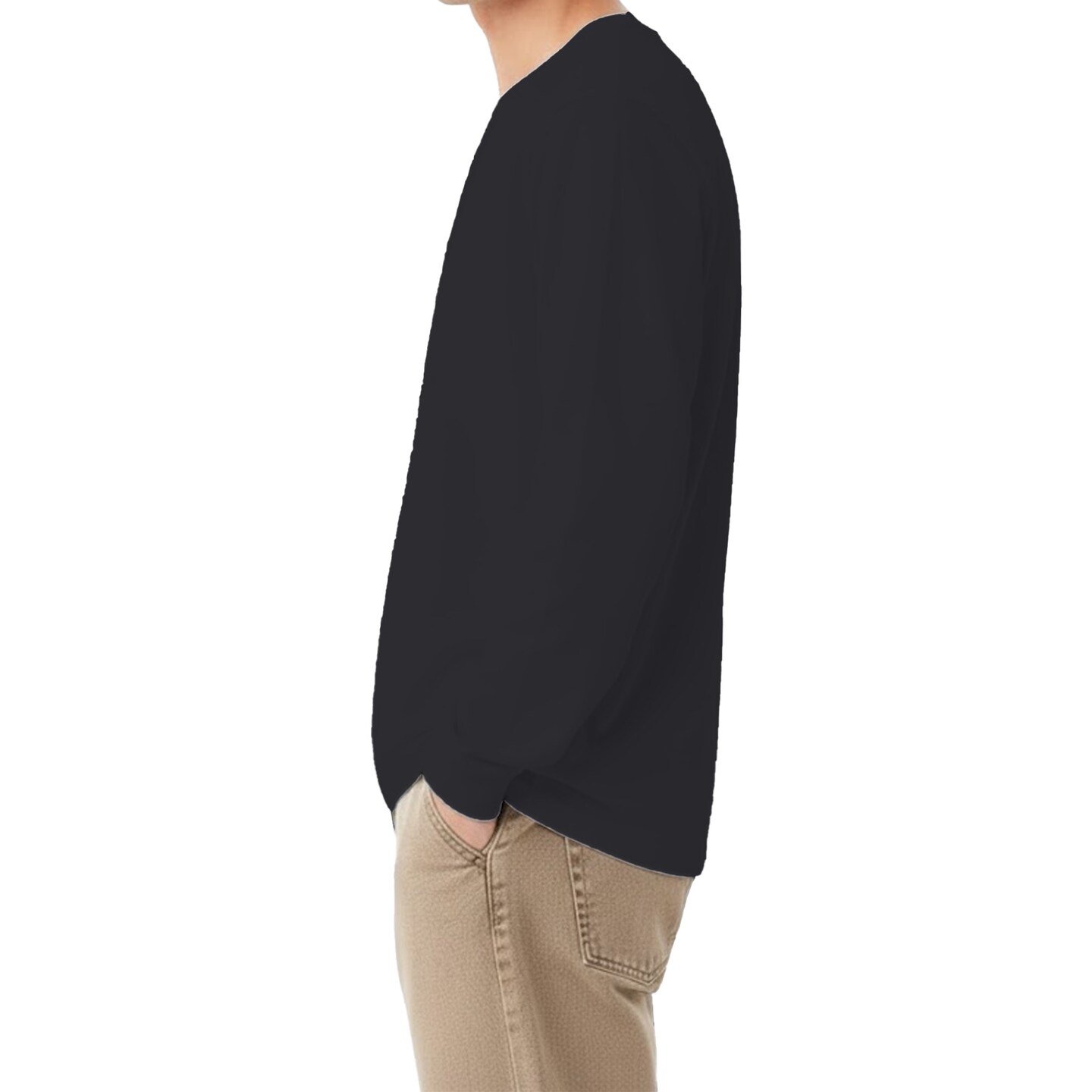 BELLA+CANVAS Heavyweight Long Sleeve Tee, Full Cotton, DIY Friendly T-shirt