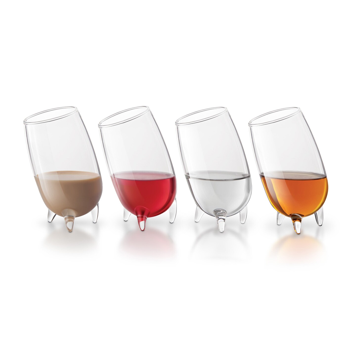 Final Touch Relax Liqueur Glasses 200 ml - Set of 4, Color: Clear ...