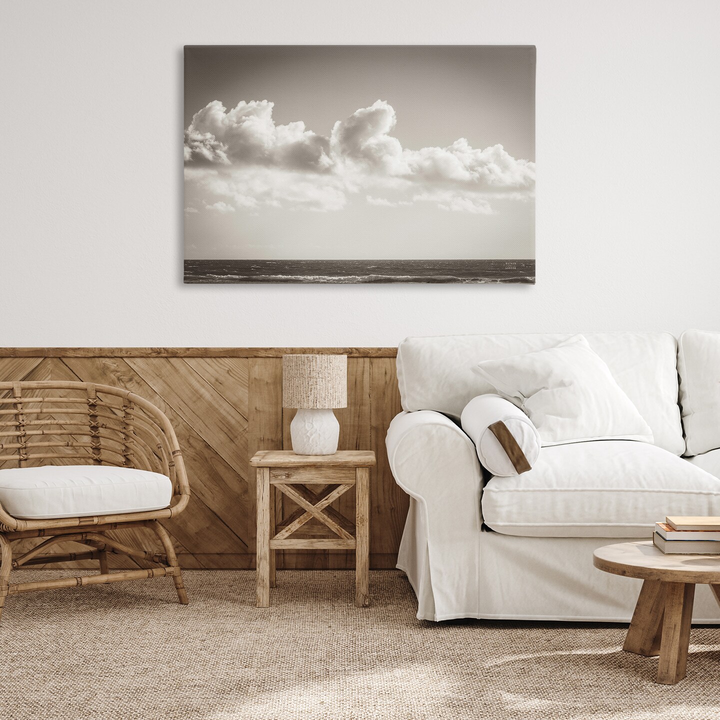 Stupell Industries Clouds over Venice Beach Canvas Wall Art Design by Nathan Larson