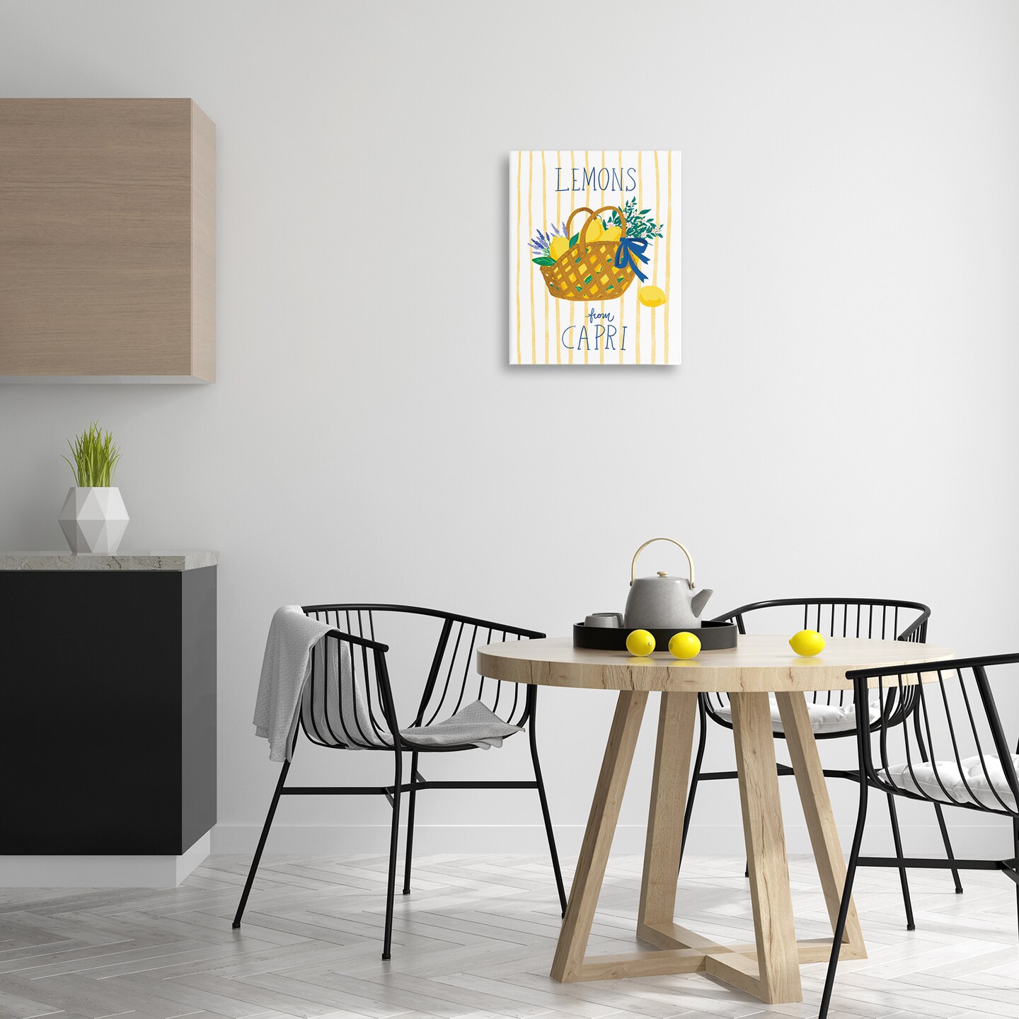 Stupell Industries Lemon Basket from Capri Canvas Wall Art Design by Be Ni La