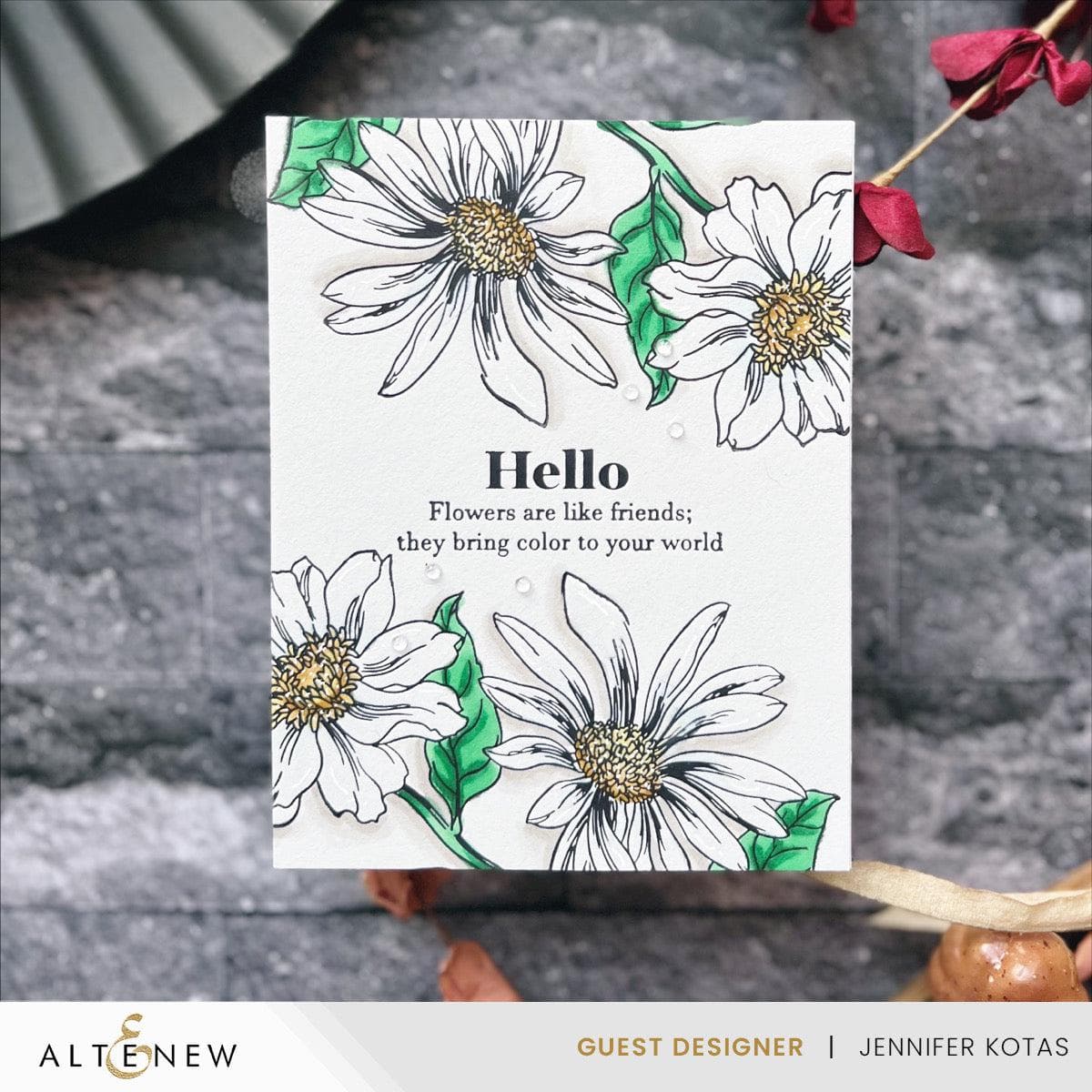 Wild Daisies Press Plate Set