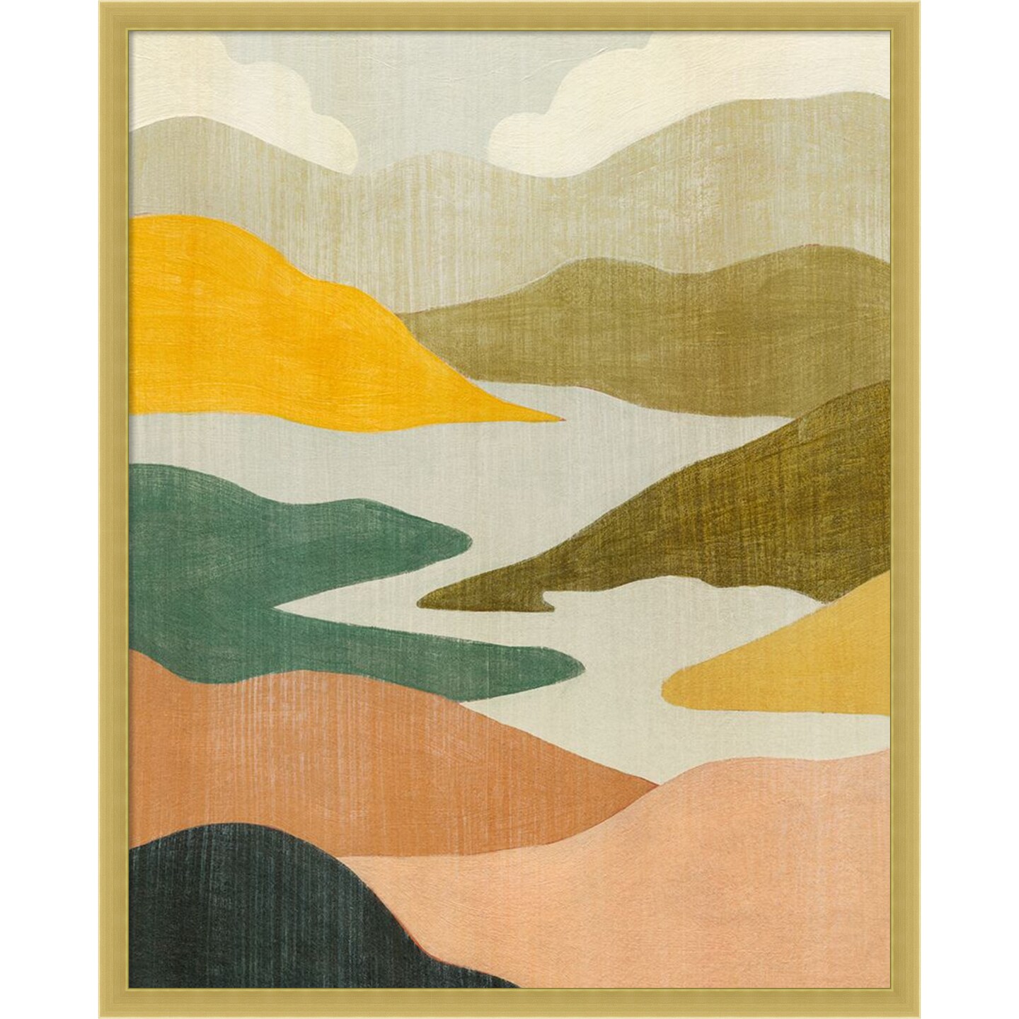 Canyon Oasis I by Grace Popp Wood Framed Wall Art Print