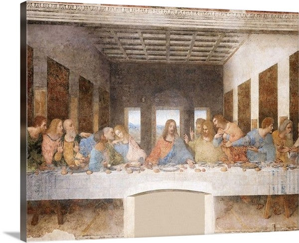 The Last Supper by Leonardo da Vinci Classic Framed Canvas