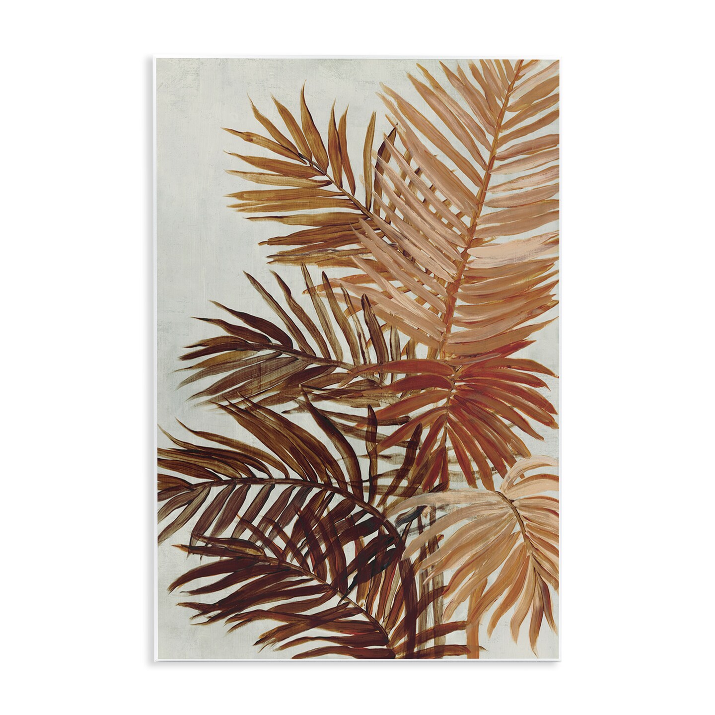 Stupell Industries Natural Palm Leaves Wall Plaque Art Design by Jacob Q