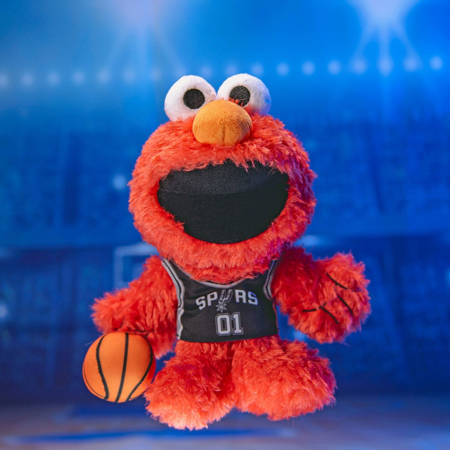 Bleacher Creatures San Antonio Spurs Sesame Street Elmo 8" Kuricha Plush