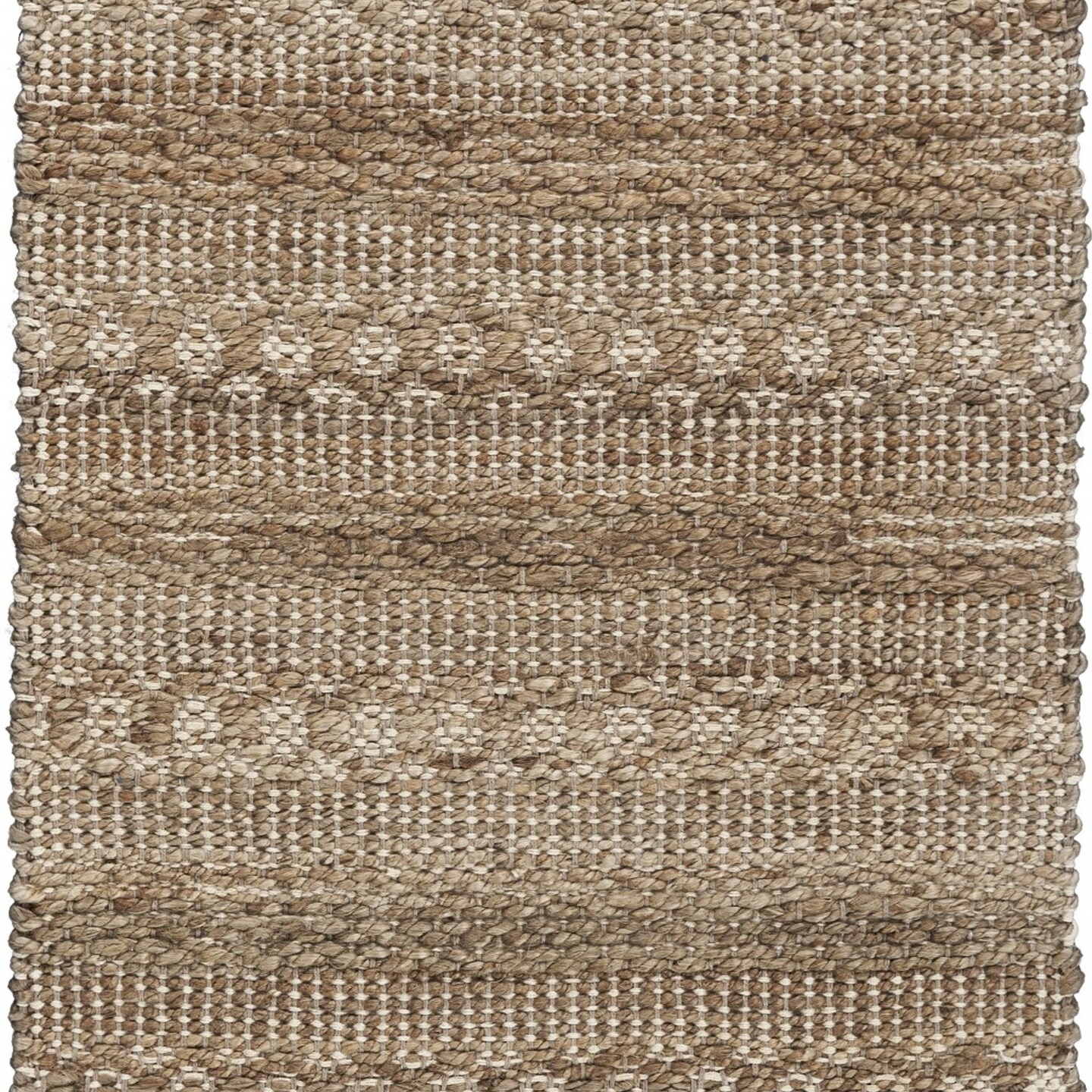 Edge Collections - 3' X 4' - Tan - Bohemian Tasseled Area Rug for Subtle Home Decor - 1 Piece