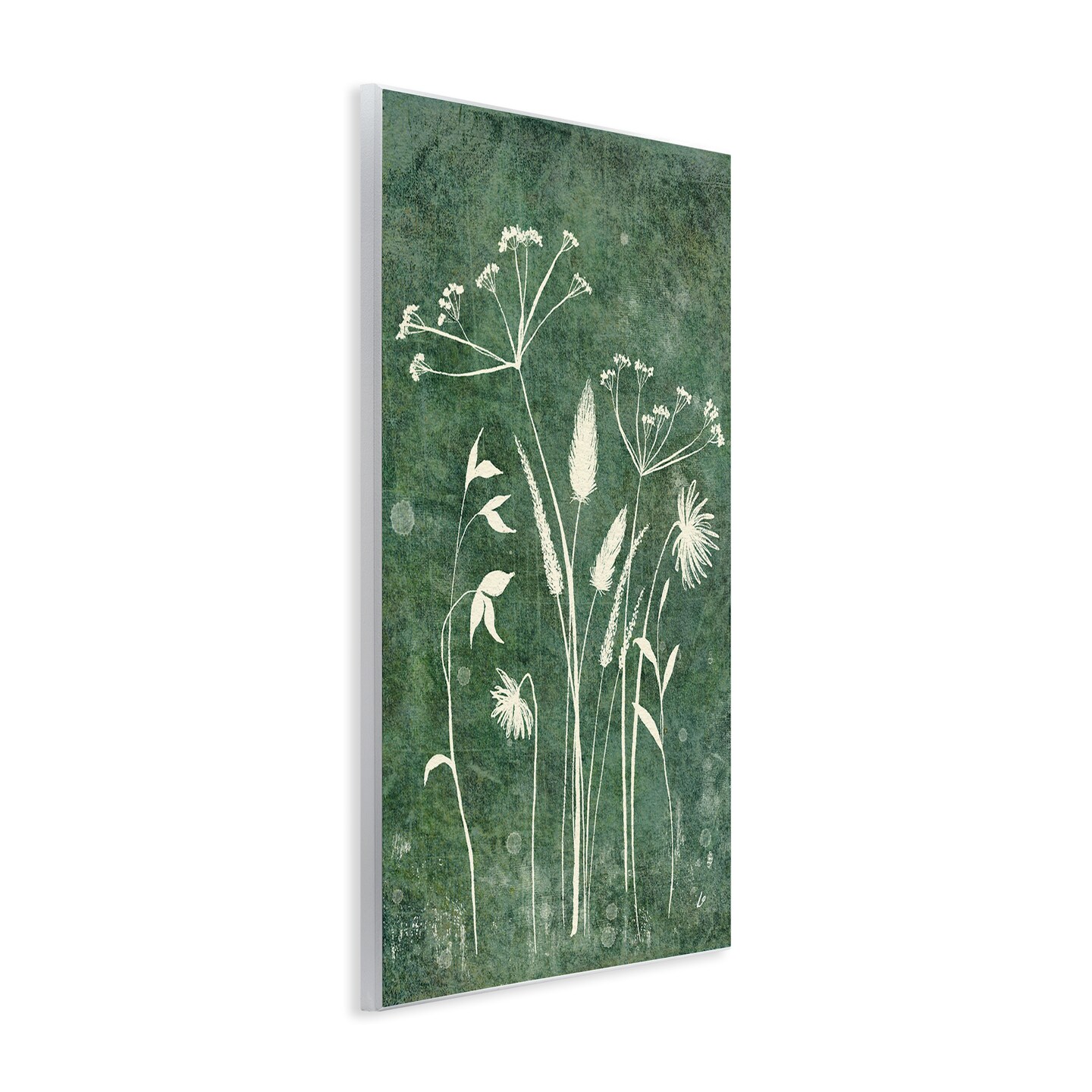 Stupell Industries Wildflowers on Rustic Green Wall Plaque Art Design by Lydia Orange