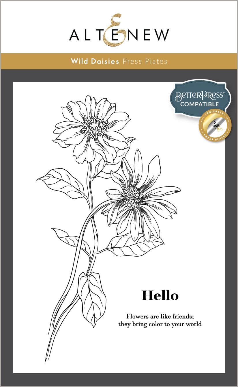 Wild Daisies Press Plate Set