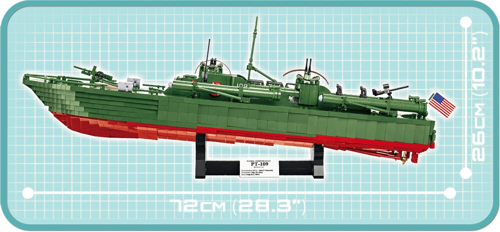 COBI Historical Collection Patrol Torpedo Boat PT-109