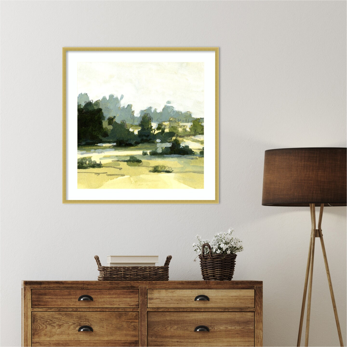 Bright Marshland I by Emma Caroline Wood Framed Wall Art Print