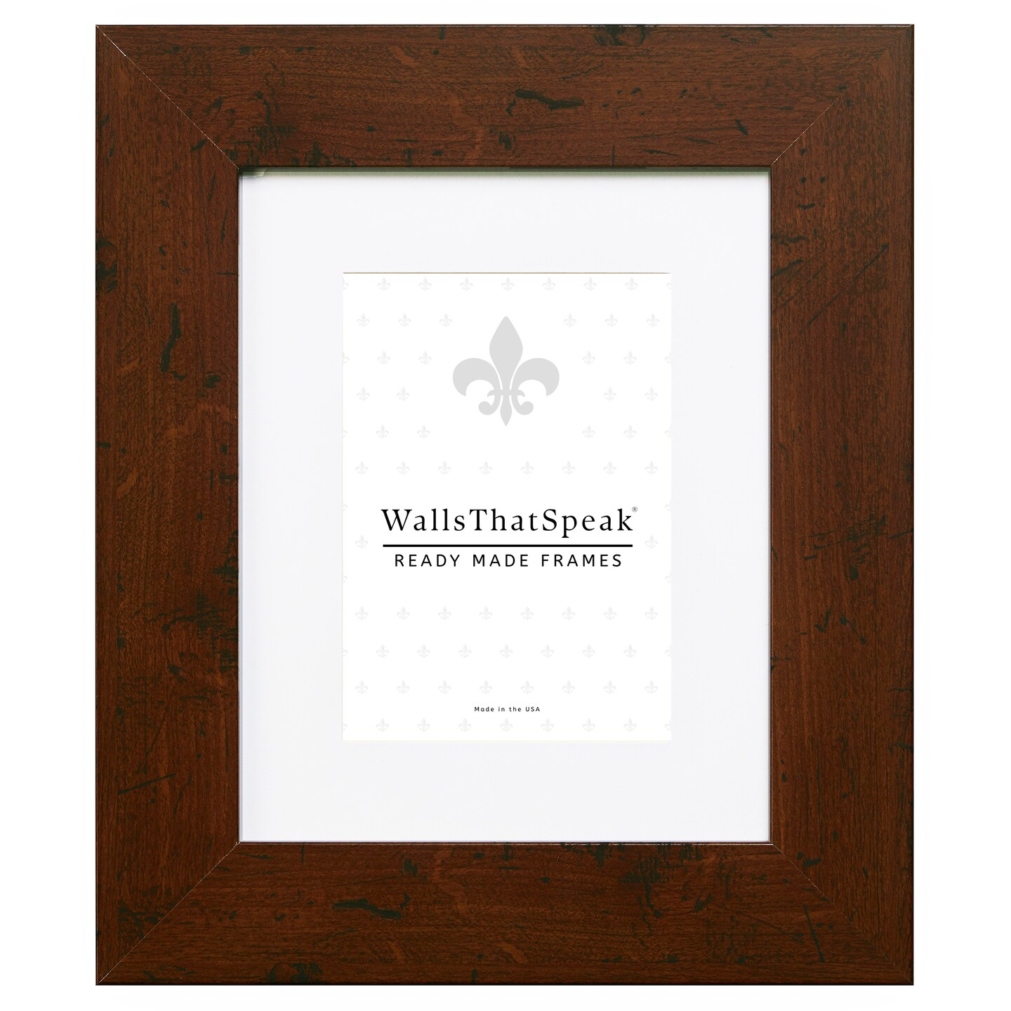 24x36 Matted Picture Frame, Bauhaus 200 2 Inch MDF  Moulding, Wall Display Frame for Art, Posters, or Photos by wallsthatspeak