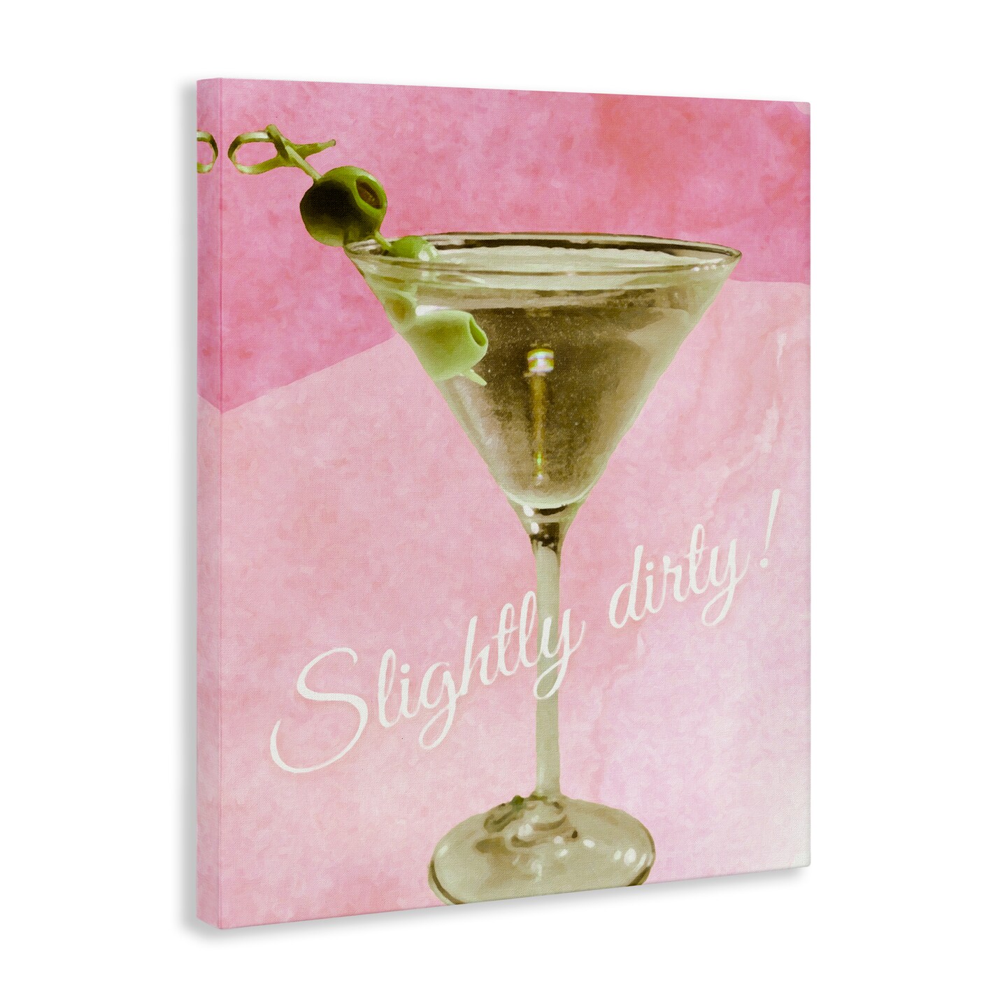 Stupell Industries Slightly Dirty Martini Canvas Wall Art Design by Graffi*tee Studios