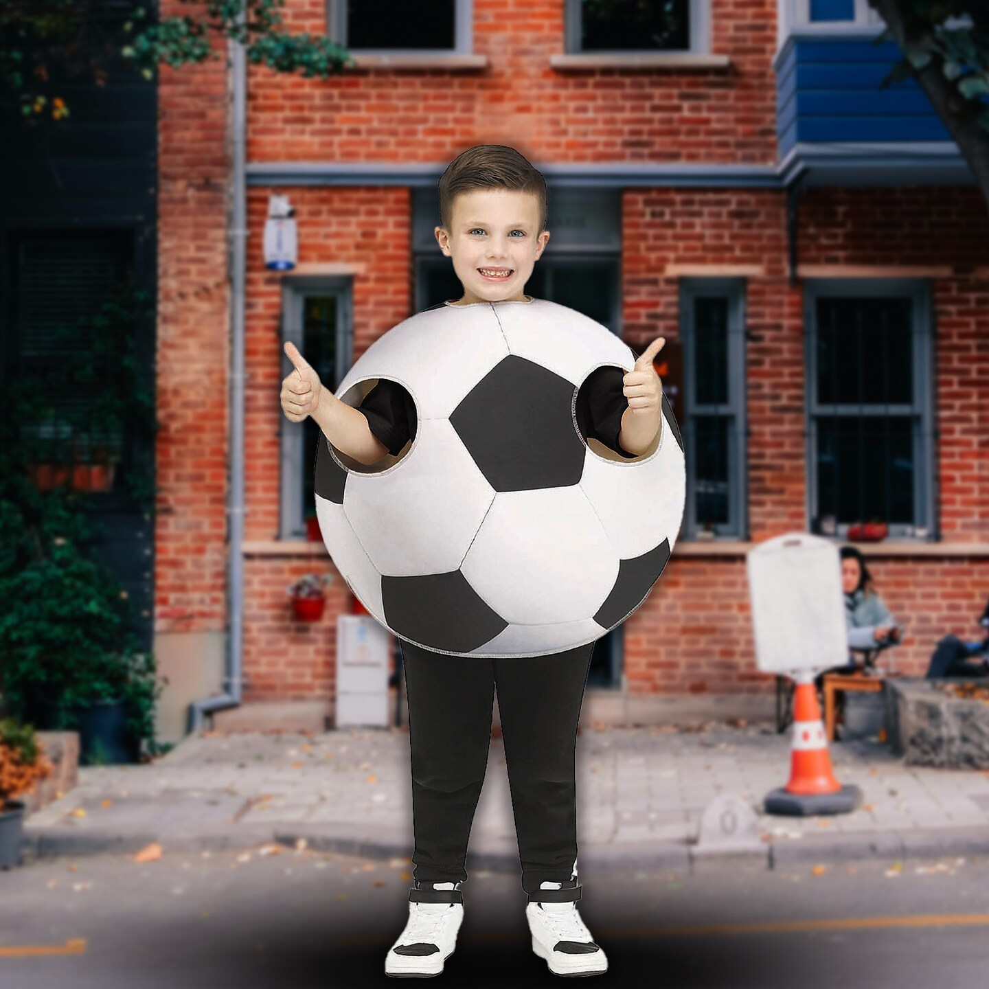 Kids Soccer Sports Ball Costume Polyester Tunic Lightweight Outfit