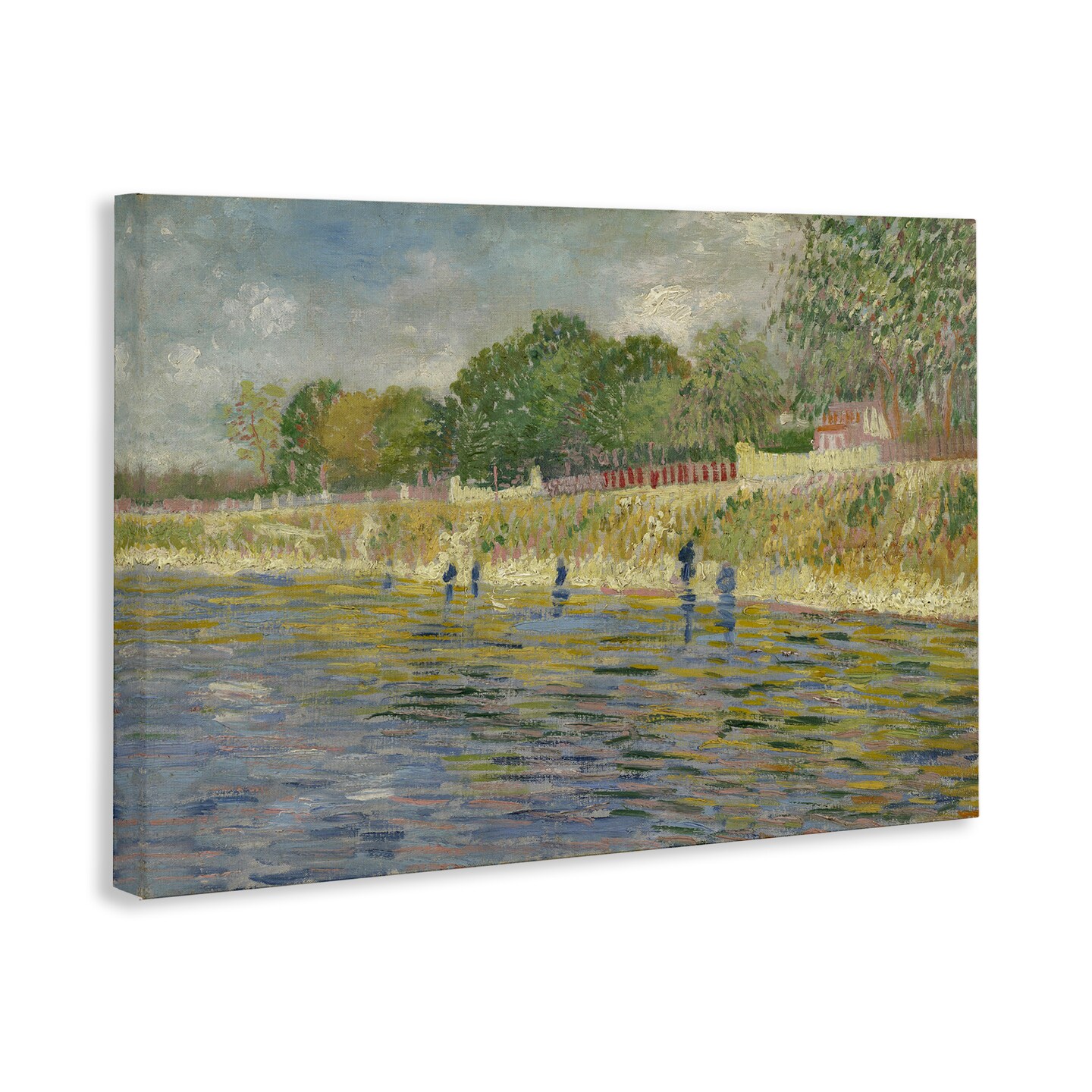 Stupell Industries Classic Van Gogh River Landscape Canvas Wall Art Design by one1000paintings