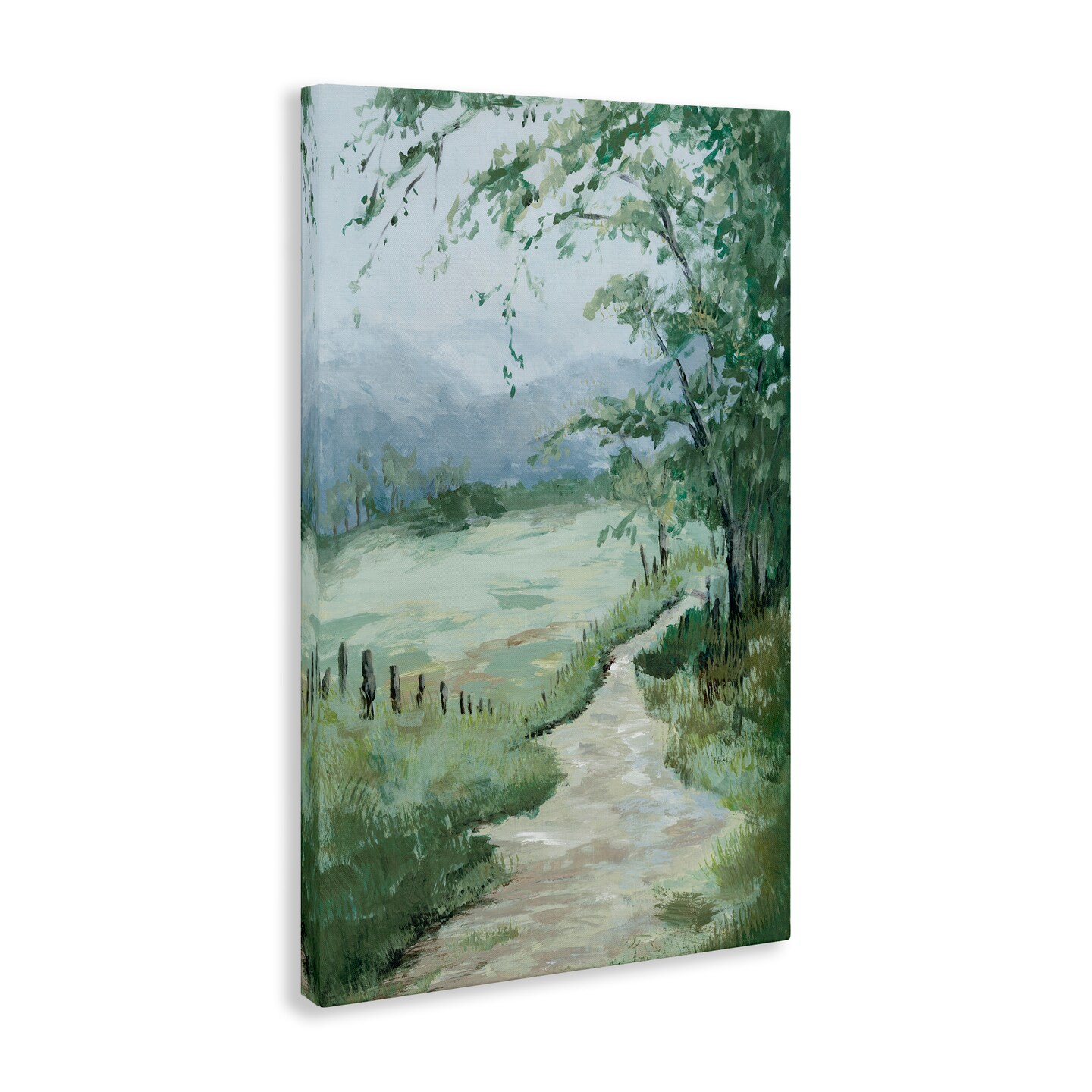 Stupell Industries Green Country Landscape Canvas Wall Art Design by Jacob Q
