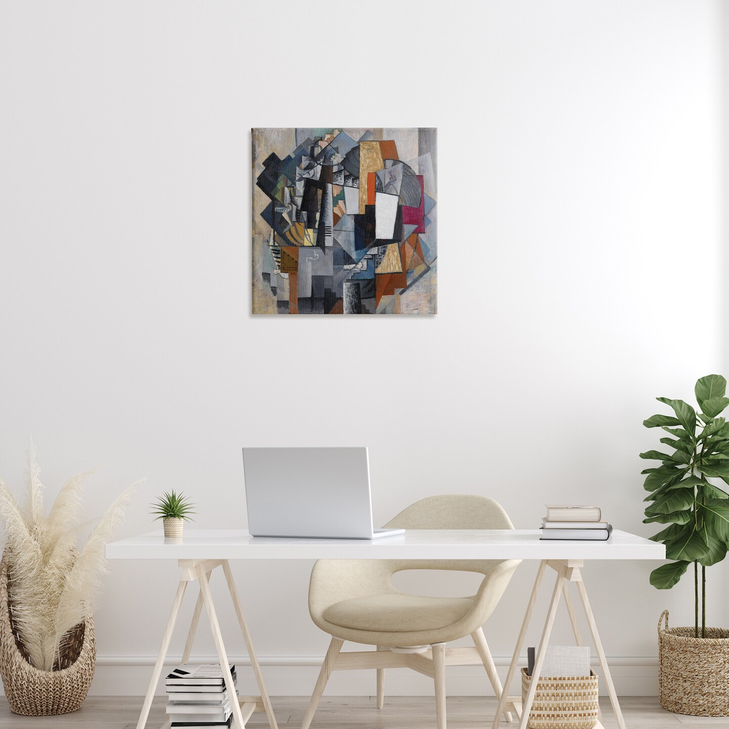 Stupell Industries Classical Abstract Collage Canvas Wall Art Design by one1000paintings