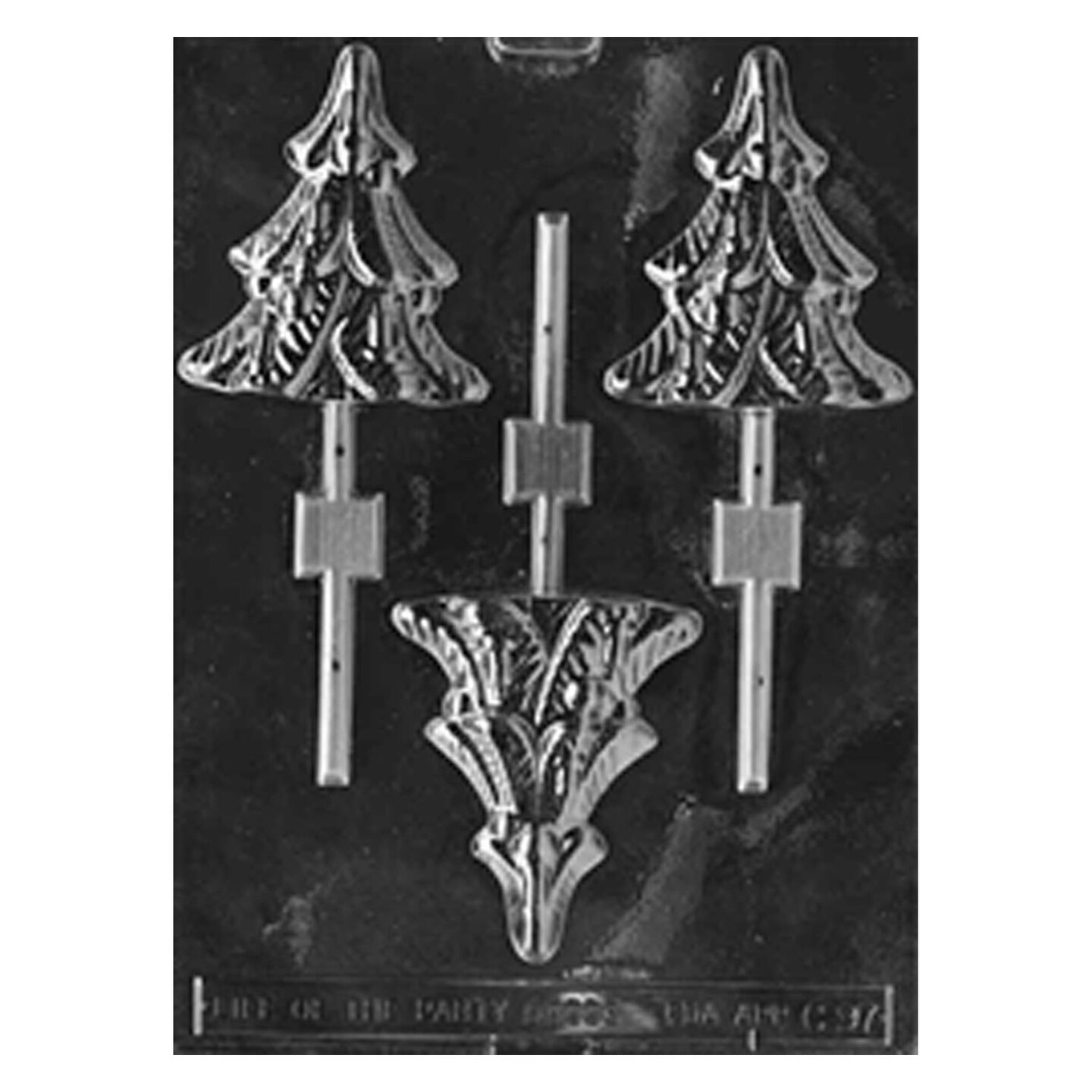 Christmas Tree Lollipop Mold for Holiday Chocolate Treats