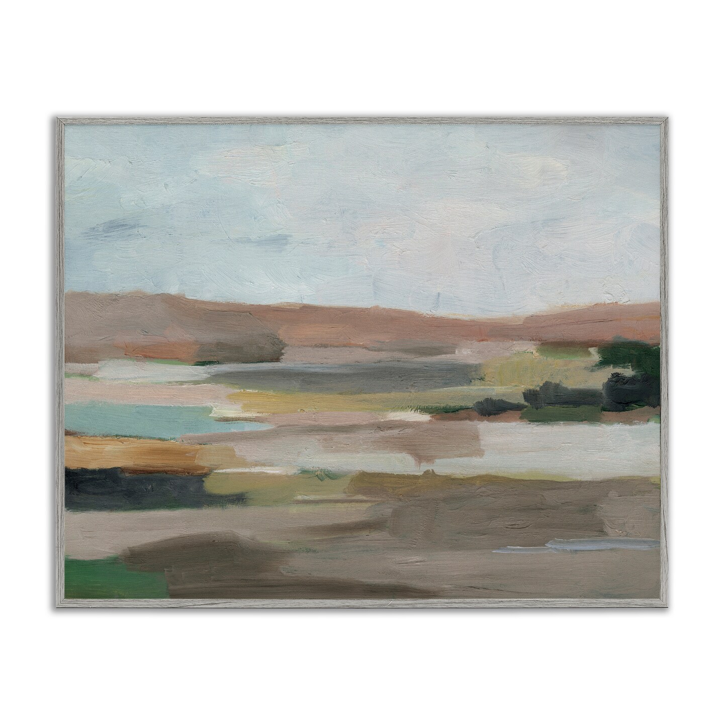 Stupell Industries Neutral Desert Hills Framed Giclee Wall Art Design by Ethan Harper