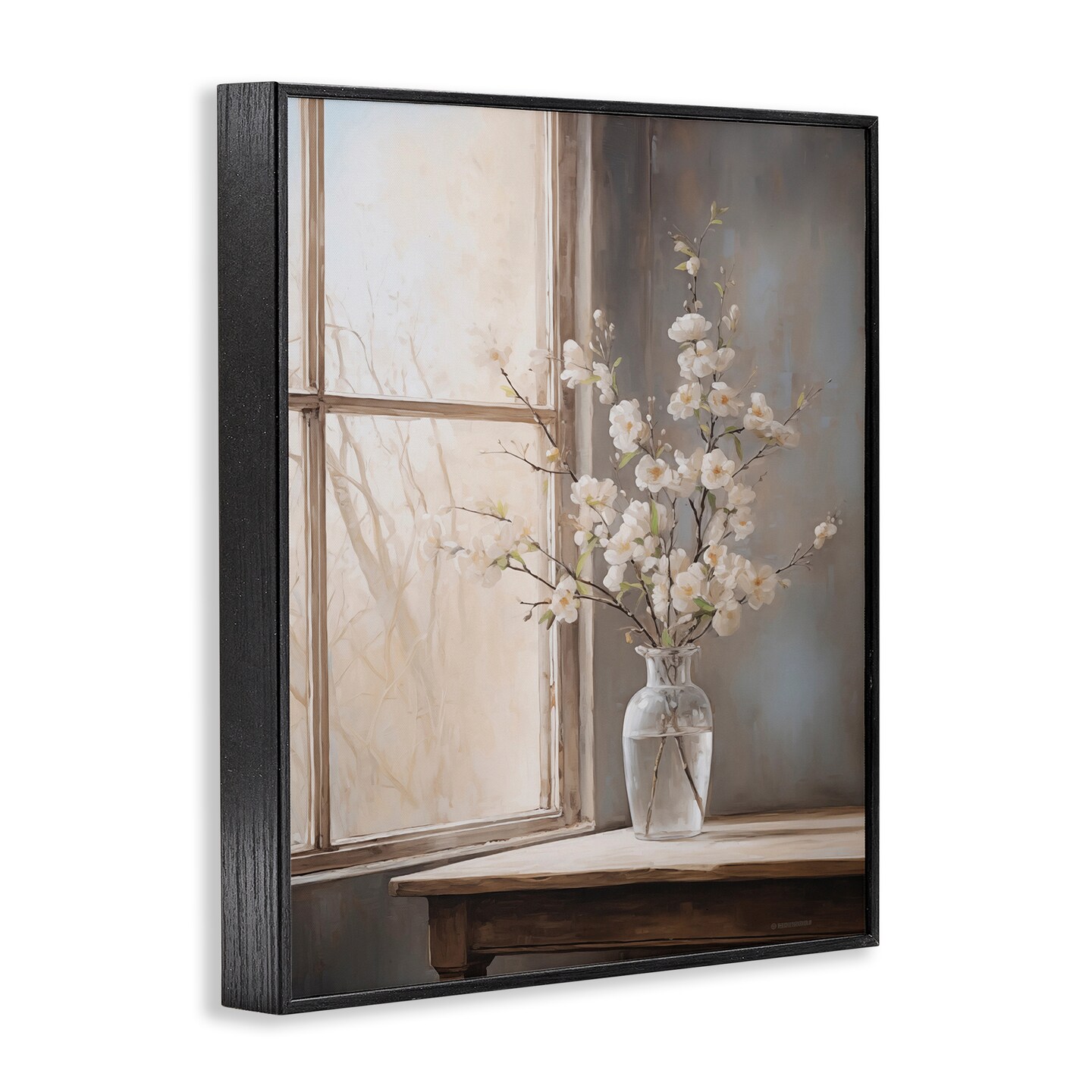 Stupell Industries Spring Arrangement Windowsill Framed Giclee Wall Art Design by Arlington Prints