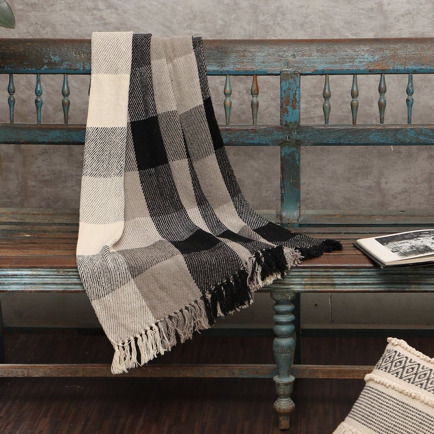 Edge Collections - 50" x 60" - Black - Stylish Purpose Throw Blanket - 1 Piece