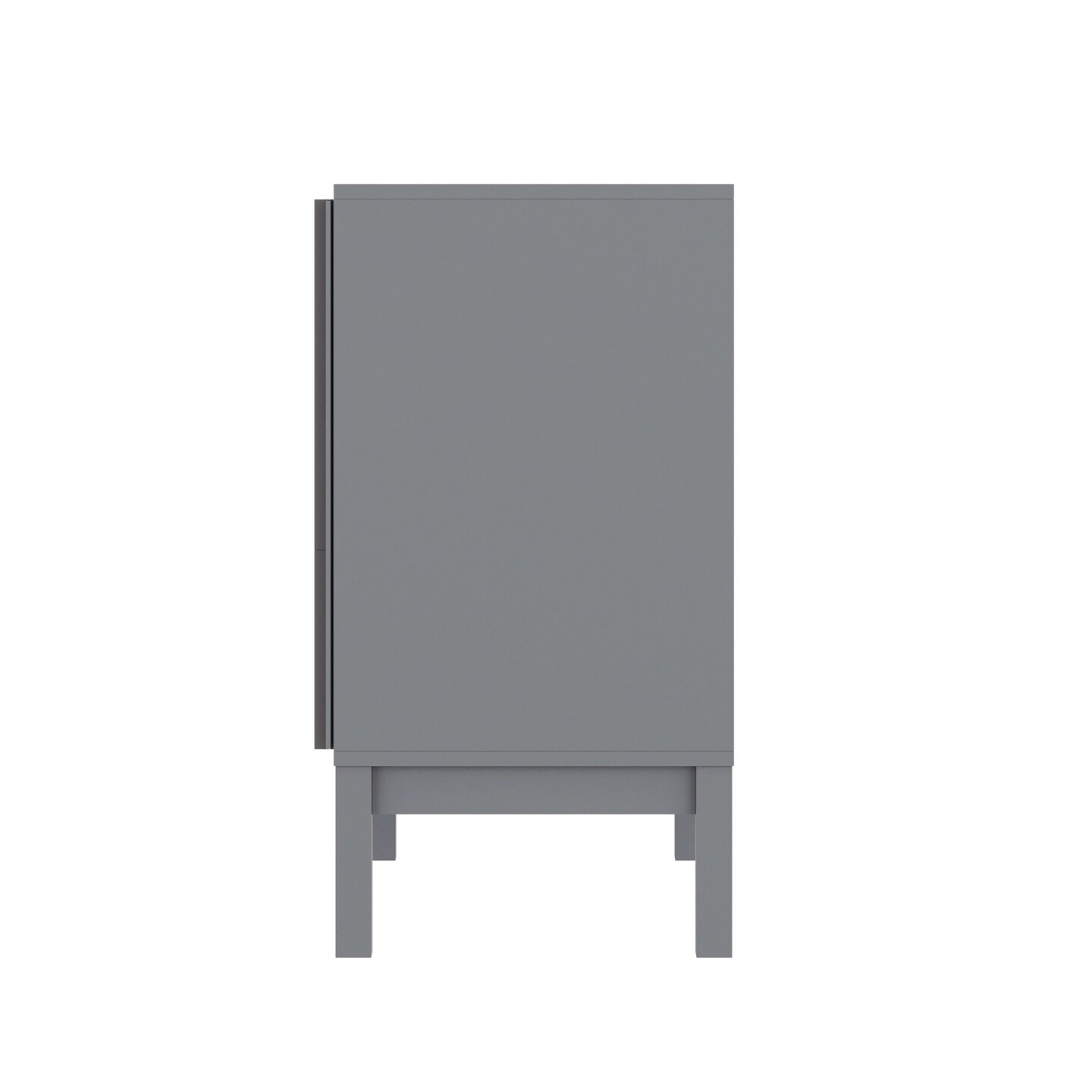 Emma and Oliver Samuel Kids Triple-Drawer Dresser with Solid Wood Frame, Chest of Drawers for Kids Bedroom