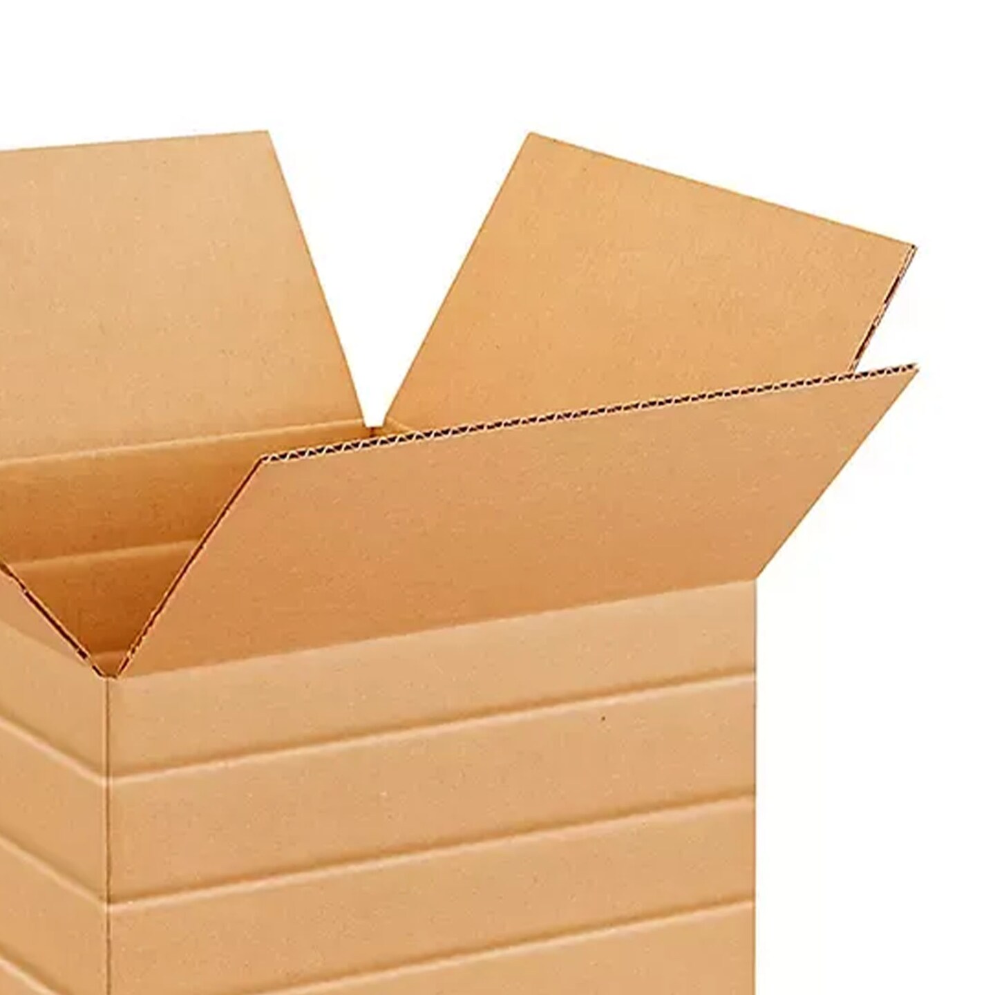 100 Pack Heavy Duty Multi Depth Corrugated Cardboard Boxes for Shipping and Packing 12 1⁄2 x 12 1⁄2 x 12 Inch