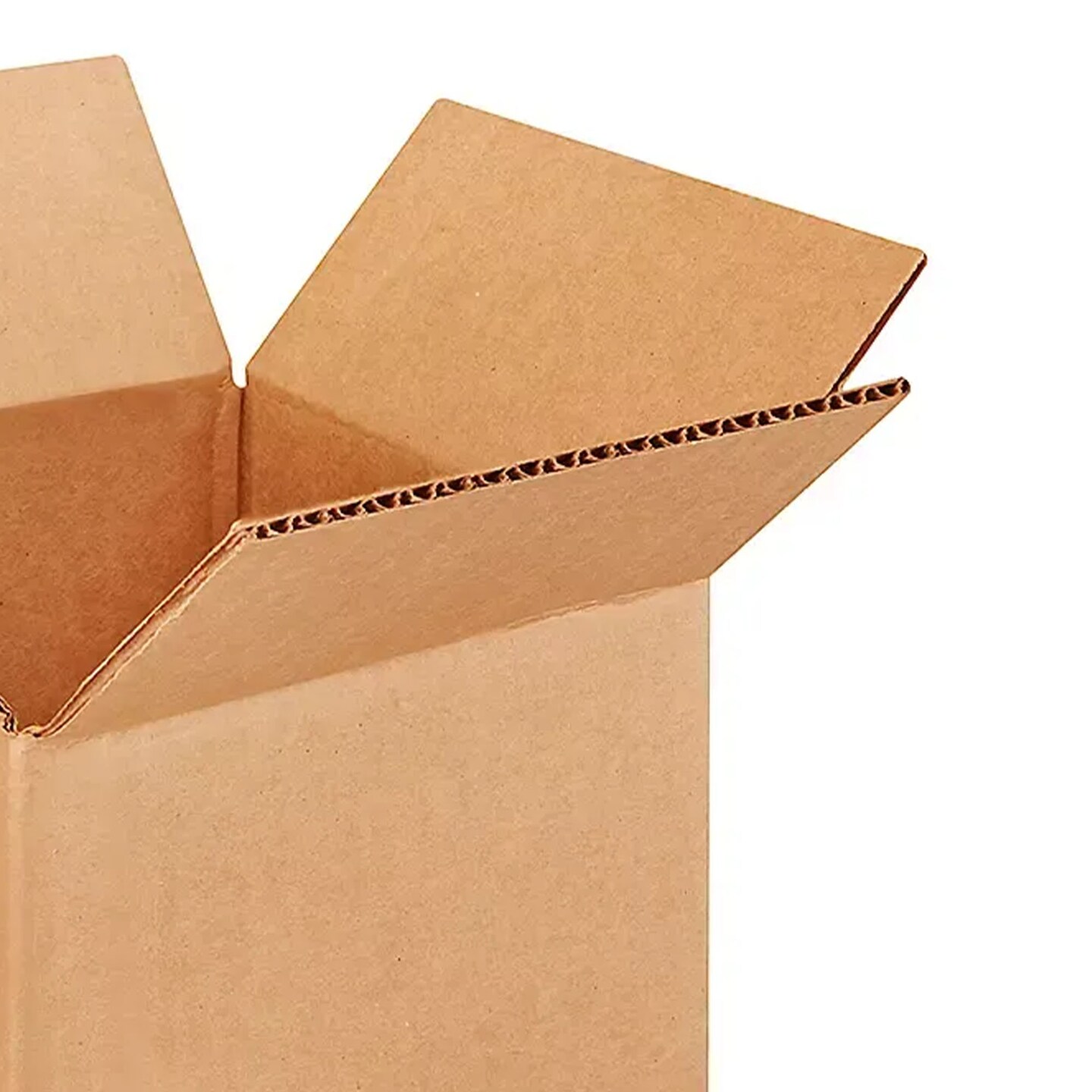 25 pcs Corrugated Shipping Boxes Durable Kraft Cardboard 6 x 6 x 4 Inch