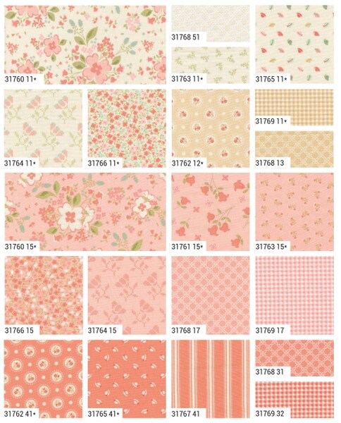 Sunbonnet 2.5&#x22; Strip Roll (Jelly Roll) by My Sew Quilty Life for Moda (31760JR)
