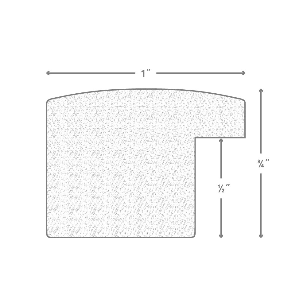 5x7 Matted Picture Frame, Contemporary 1 Inch MDF Moulding, Wall Display Frame for Art, Posters, or Photos by wallsthatspeak