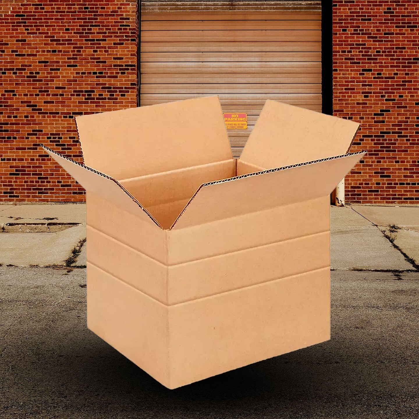 250 Pack Eco Friendly Multi Depth Corrugated Mailing Boxes Durable Packaging Cartons 10 x 8 x 8 Inch