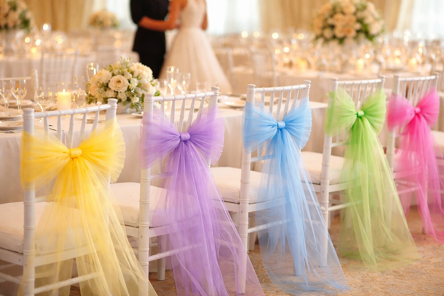 Tulle Roll 6" x 25 Yards – Assorted Colors (Yellow, Black, Pink, Green, Blue, Hot Pink, Purple) Decorative Craft & Party Tulle Fabric