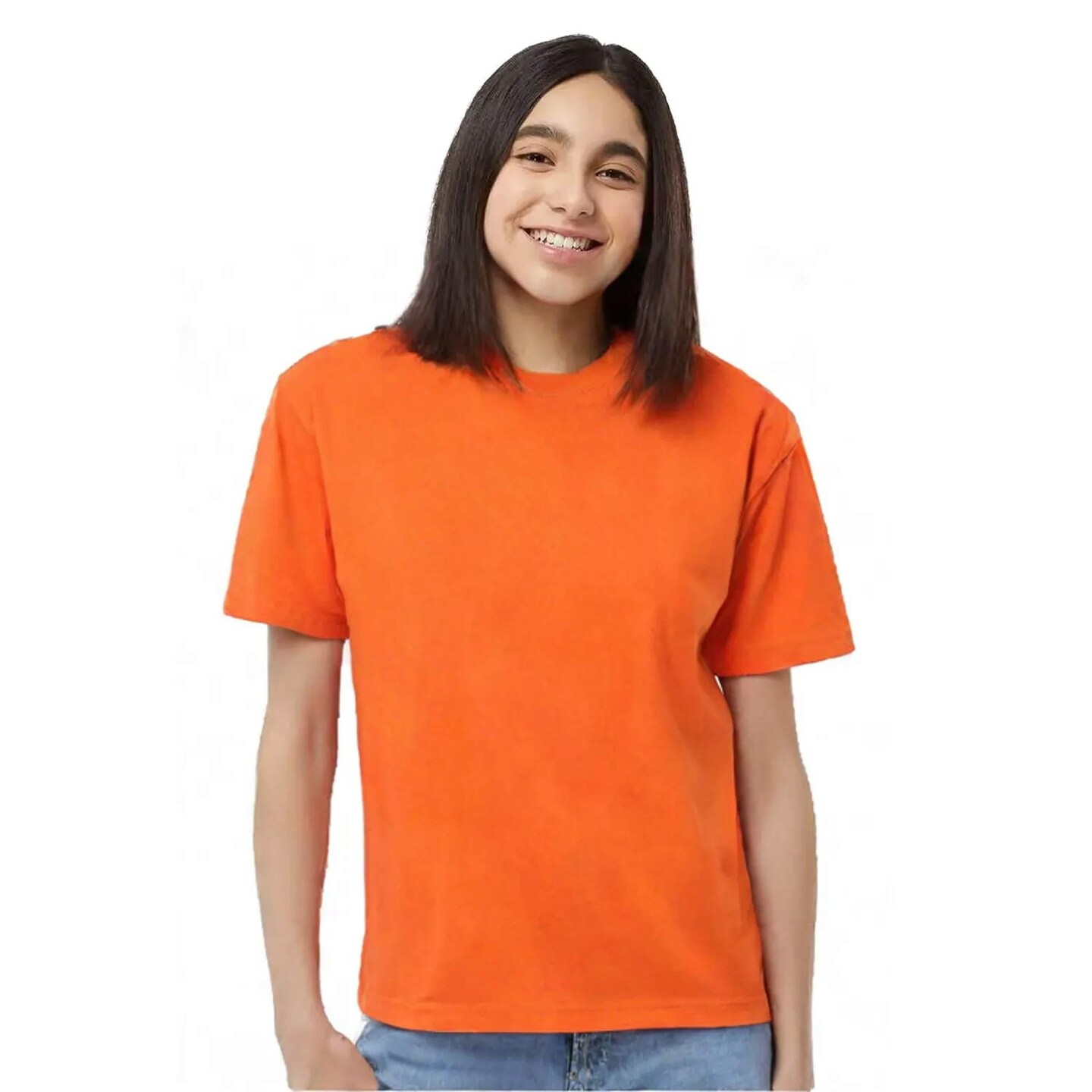 Youth Soft Touch Crewneck T-Shirt for School, Sports & Everyday Casual Wear