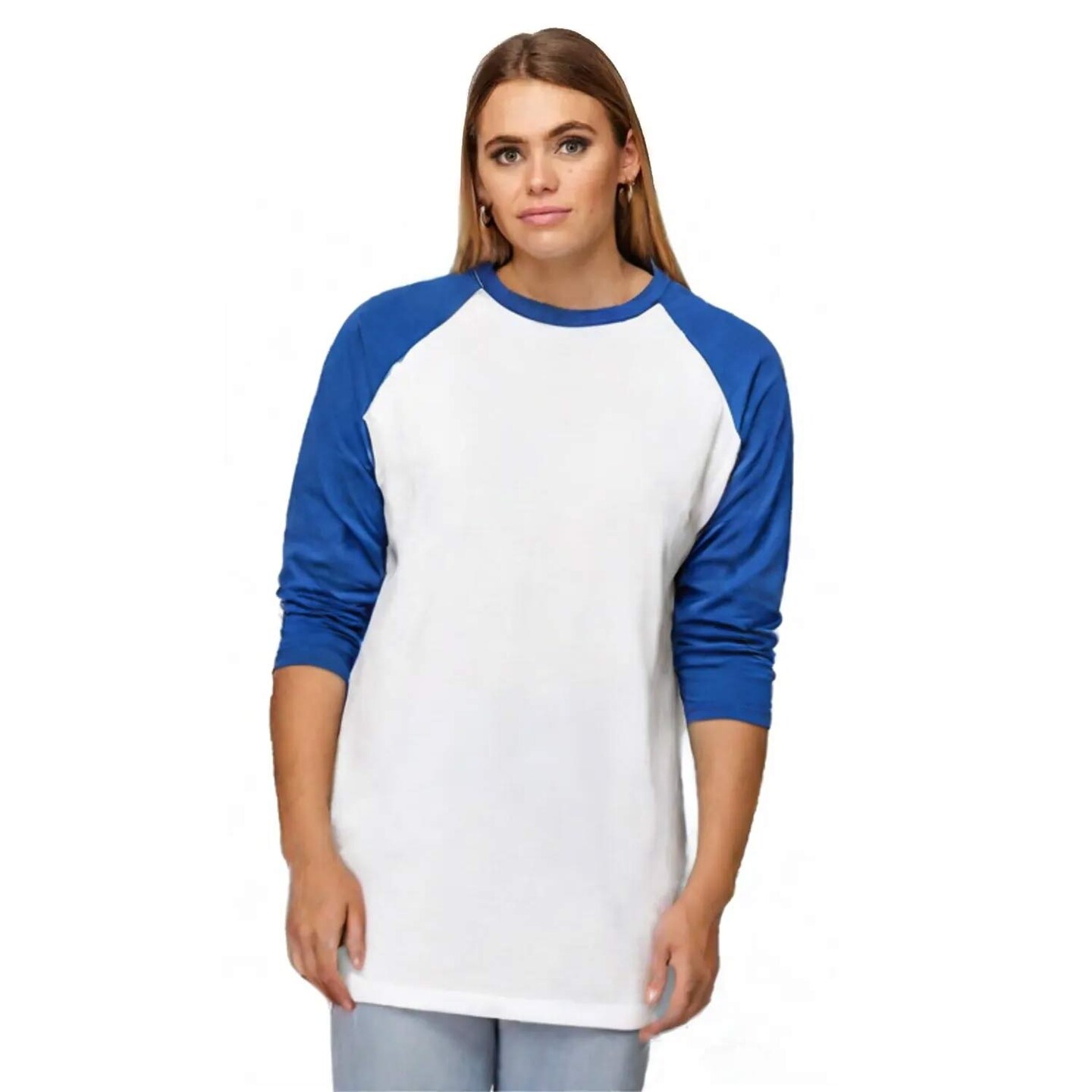 Gildan Heavy Cotton Raglan Crewneck Three-Quarter Sleeve T-Shirt