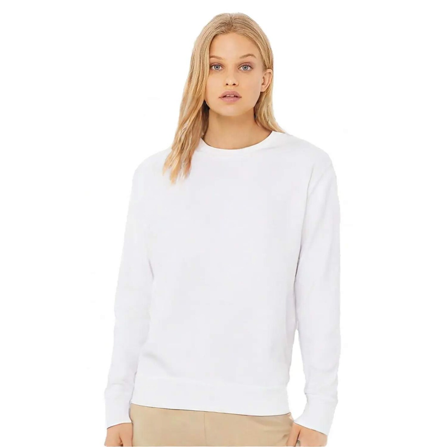 BELLA+CANVAS Sponge Fleece Drop Shoulder Crewneck Sweatshirt for Casual, Streetwear & Layering Wear