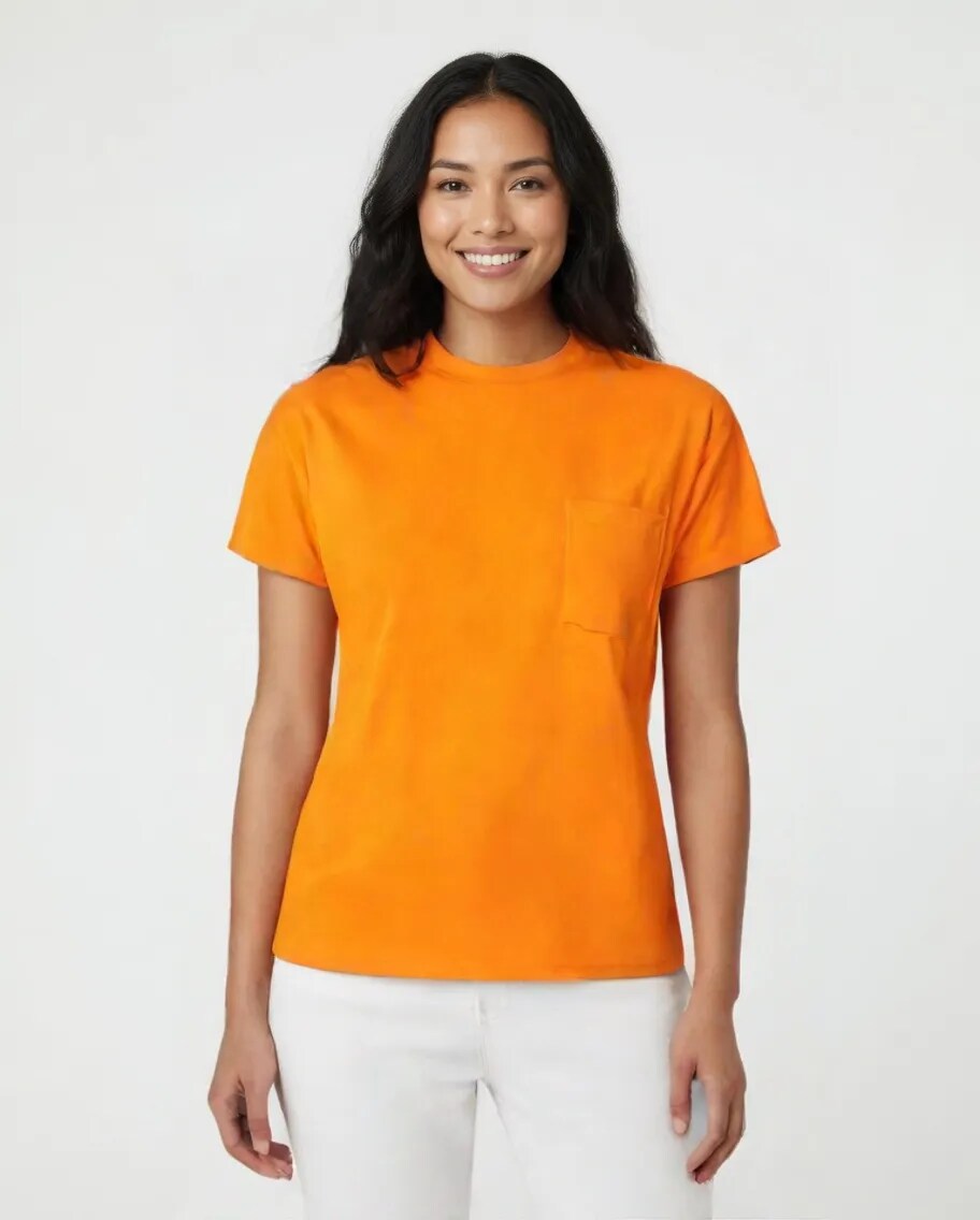 Gildan DryBlend Pocket Crewneck Short Sleeve T-Shirt for Workwear, Casual Wear & Everyday Comfort