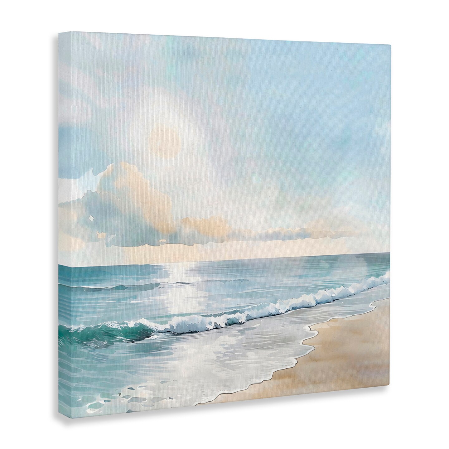 Stupell Industries Blue Seascape Overhead Cloud Canvas Wall Art, design by Creative Studio